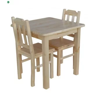 Étkezőasztal kocka 70x70 natúr