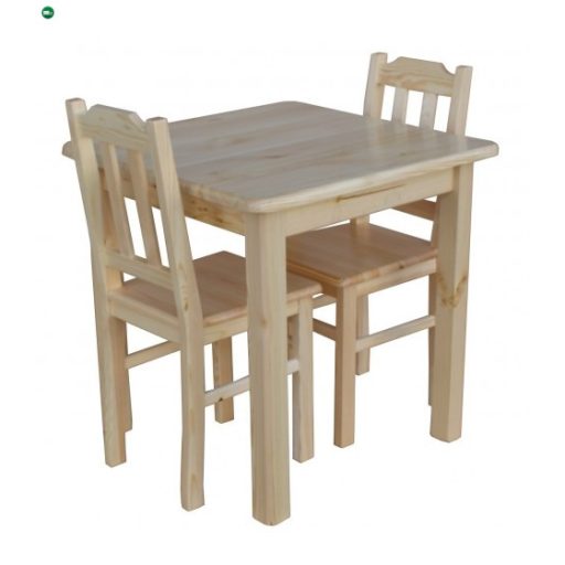 Étkezőasztal kocka 70x70 natúr