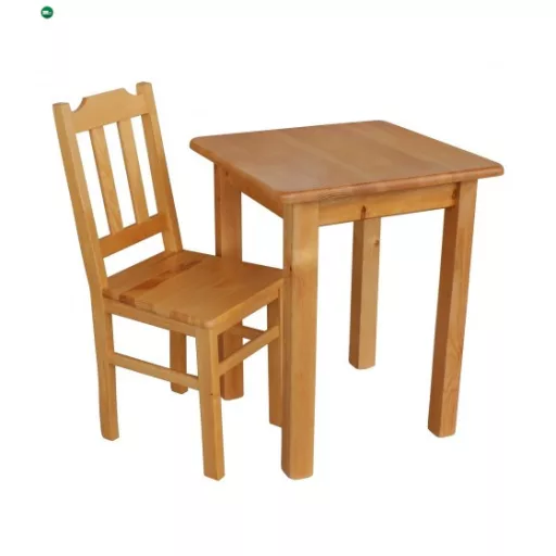 Étkezőasztal kocka 60x60 éger