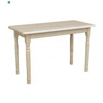 Étkezőasztal faragott lábbal 110x60 natúr
