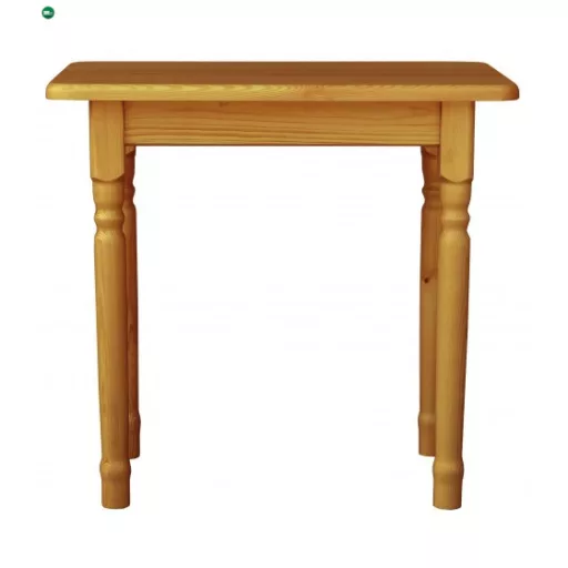 Étkezőasztal faragott lábbal 70x50 éger