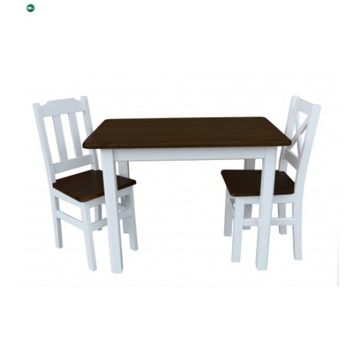 Étkezőasztal 80x70 két színnel