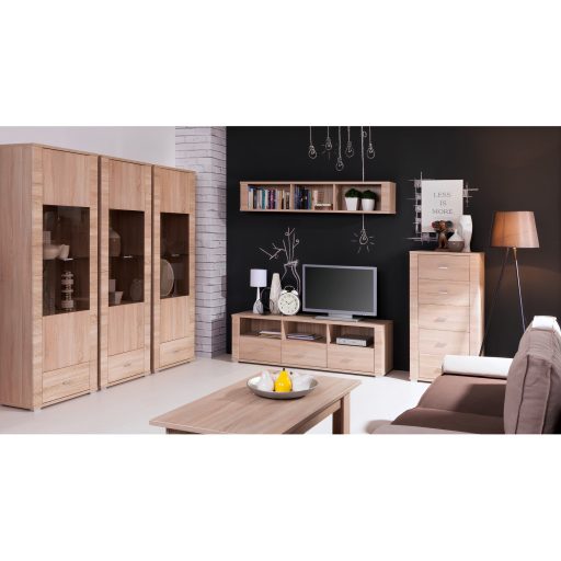 Vitrin typ 5, sonoma tölgy, GRAND