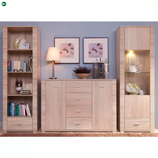 Komód typ 9, sonoma tölgy, GRAND