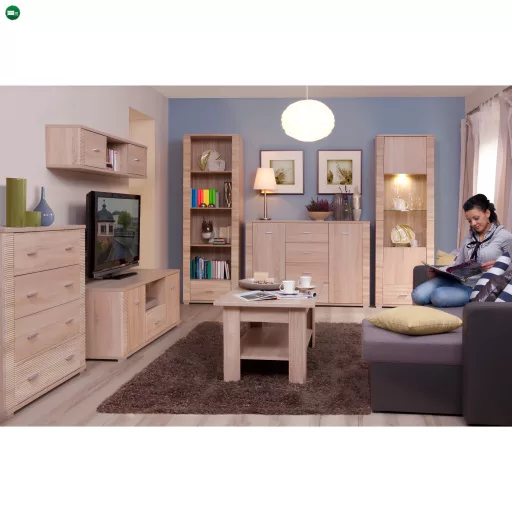 Komód typ 9, sonoma tölgy, GRAND