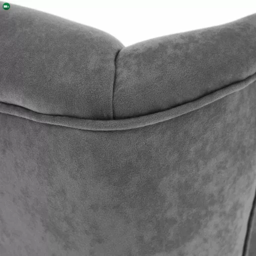 Füles fotel, szürke, CHARLOT