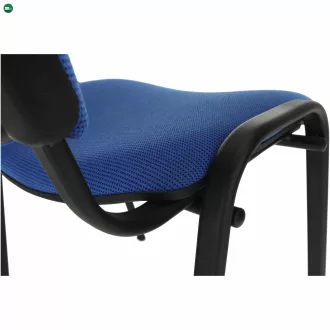 Irodai szék, kék, ISO NEW