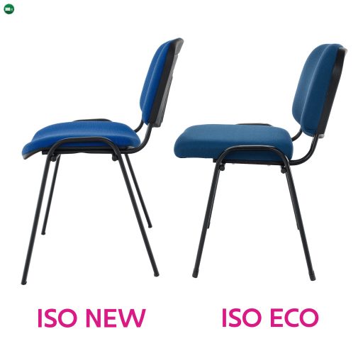 Irodai szék, kék, ISO NEW