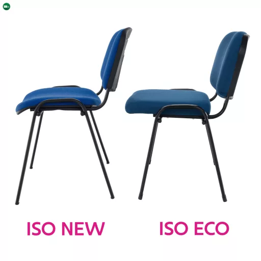 Irodai szék, kék, ISO NEW