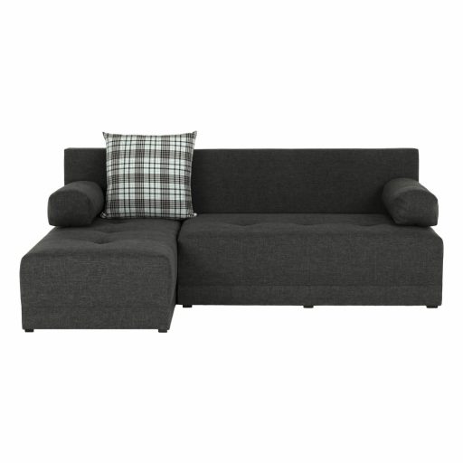 Sarokülőgarnitúra készlet, szürke melír /párnák minta, bal, MEXX NEW