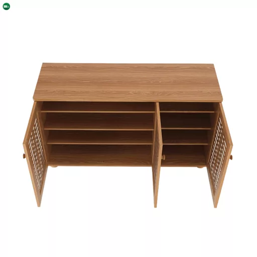 Cipősszekrény, MDF laminált, natúr, FP 02