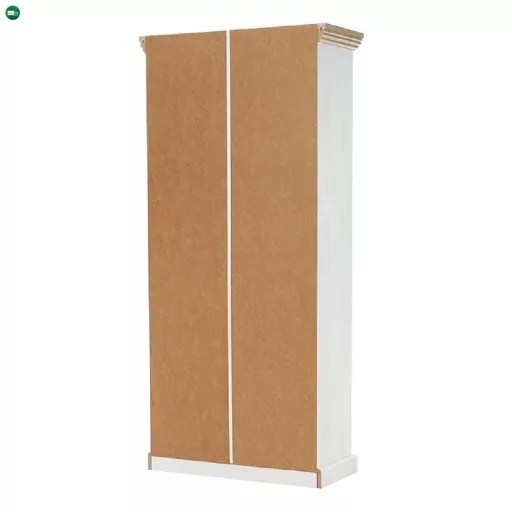 vitrines szekrény, északi sosna/vadtölgy, ROYAL W4D