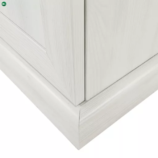 vitrines szekrény, északi sosna/vadtölgy, ROYAL W4D