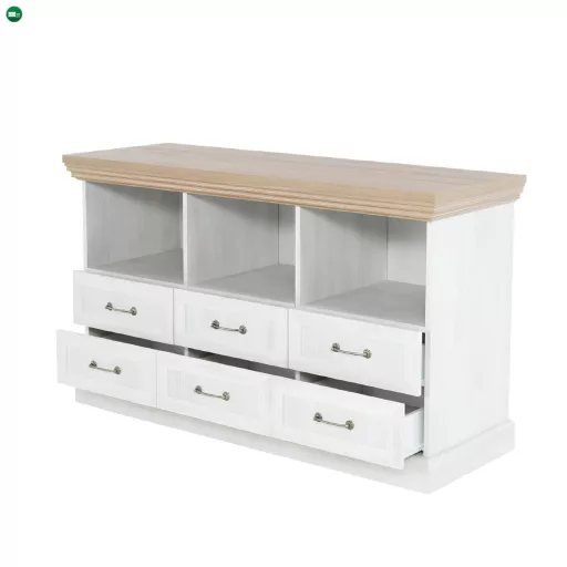 RTV asztal, északi sosna/vadtölgy, ROYAL RS