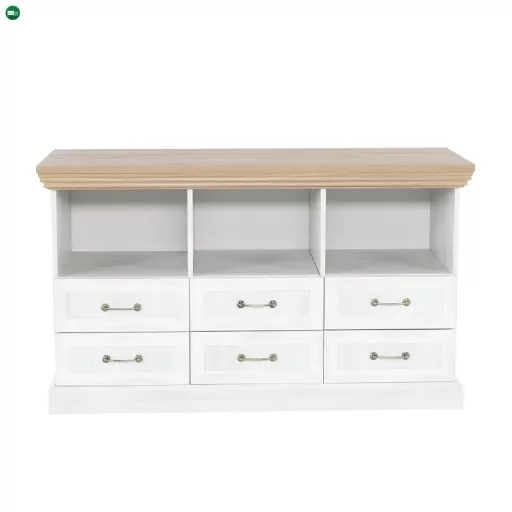 RTV asztal, északi sosna/vadtölgy, ROYAL RS