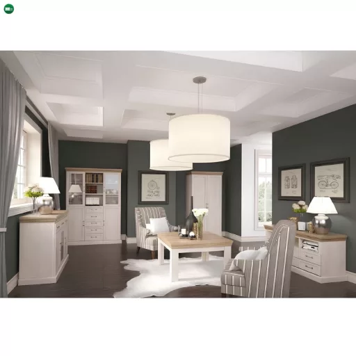 RTV asztal, északi sosna/vadtölgy, ROYAL RS