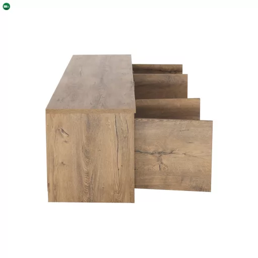 Komód 4-ajrós, tölgyfa lefkas, MONTANA K4D