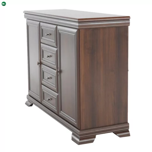 kétajtós komód fiókokkal, samoa king, KORA KK3