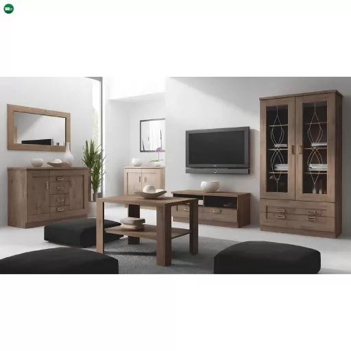 TV asztal/szekrényke, tölgyfa lefkas, TEDY  TYP T11