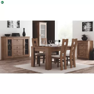Komód, tölgyfa lefkas, TEDY TYP T4