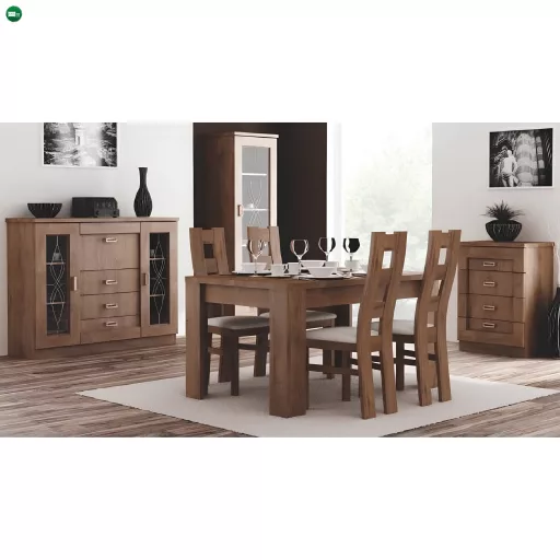 Komód, tölgyfa lefkas, TEDY TYP T4