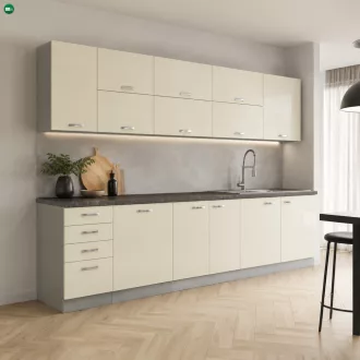 felsőszekrény, bézs magas fényezéssel, PRADO 40 G-72 1F