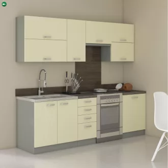 felsőszekrény, bézs magas fényezéssel, PRADO 60 OK-40