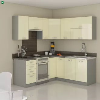 felsőszekrény, bézs magas fényezéssel, PRADO 60 OK-40