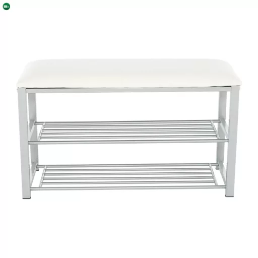 Lóca cipőpolccal, bézs/szürke, LANGELLA