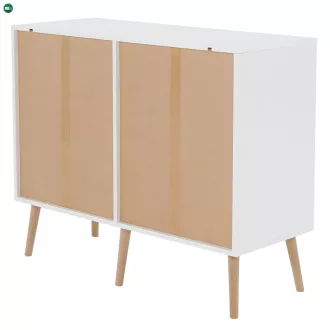 komód, tölgy sonoma/fehér, OSLO 75387