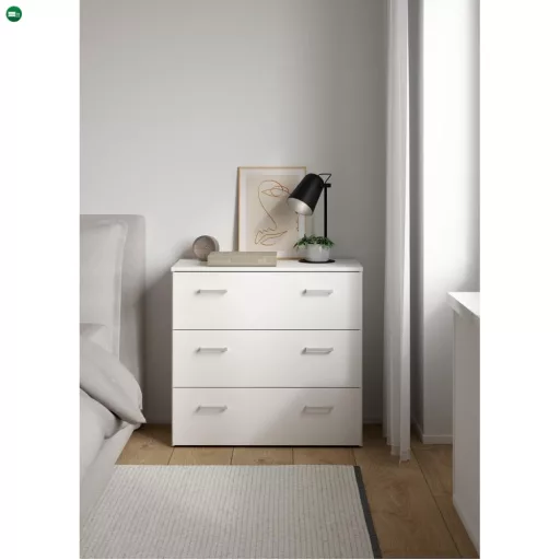 Komód, fehér, GARBO 3