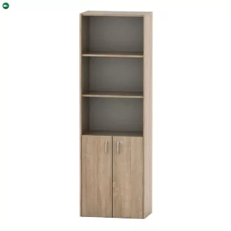   Irodai szekrény zárral, tölgy sonoma, TEMPO ASISTENT NEW 002