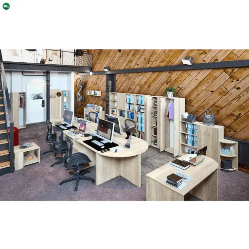 FIókos elem zárral, tölgy sonoma, TEMPO ASISTENT NEW 015