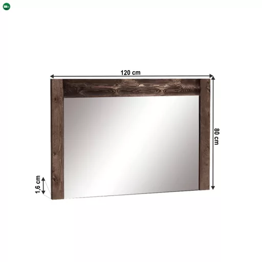 Tükör, kőris sötét, INFINITY I-12