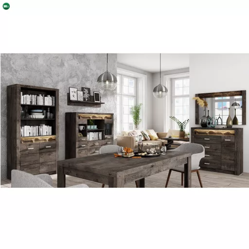 Tükör, kőris sötét, INFINITY I-12