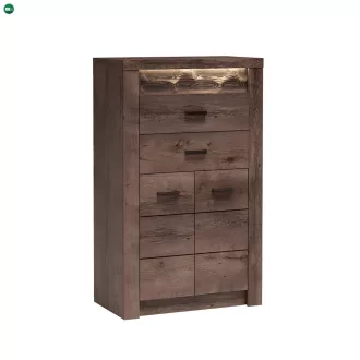 Komód, kőris sötét, INFINITY I-06