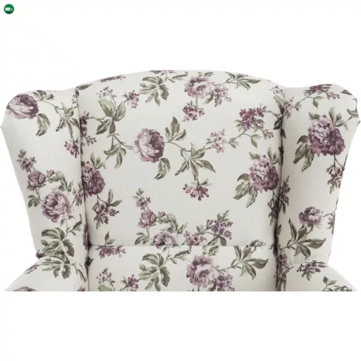 füles fotel puffal, szövet rose 18, ASTRID