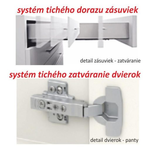 Felsőszekrény,G80, fehér magas fényű HG, LINE