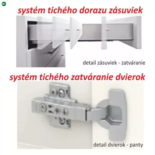 Felsőszekrény,G80, fehér magas fényű HG, LINE