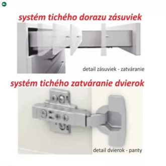 Felsőszekrény, fehér magas fényű HG, LINE G60