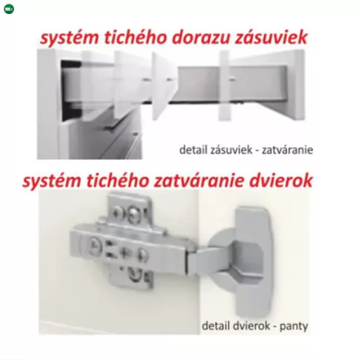 Felsőszekrény, fehér magas fényű HG, LINE G60