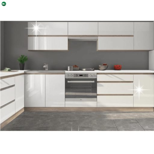 Alsószekrény D 80 ZL, fehér magas fényű HG, LINE