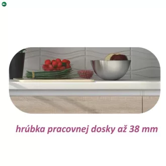 Alsó sarokszekrény, tölgy sonoma, LINE