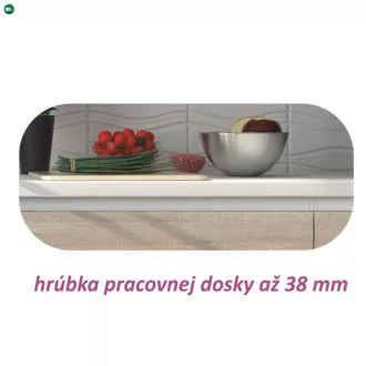Alsószekrény egy ajtóval, tölgy sonoma, jobbos, LINE