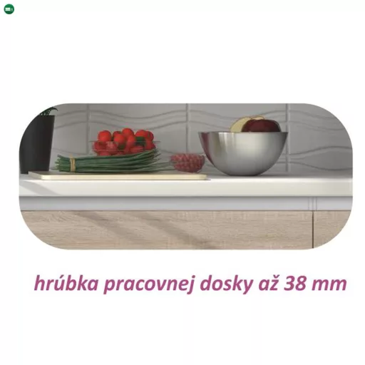 Alsószekrény egy ajtóval, tölgy sonoma, jobbos, LINE