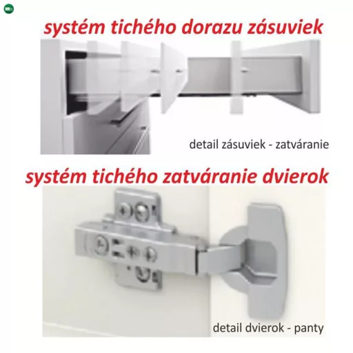 Alsószekrény három fiókkal, tölgy sonoma, LINE