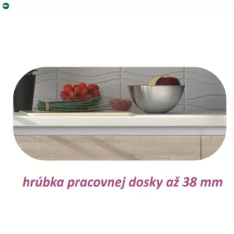 Alsószekrény három fiókkal, tölgy sonoma, LINE