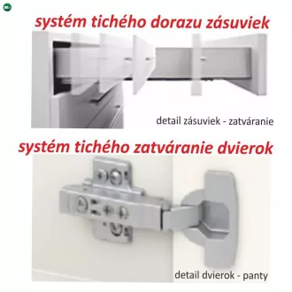 Felsőszekrény egy ajtóval, tölgy sonoma, jobbos, LINE