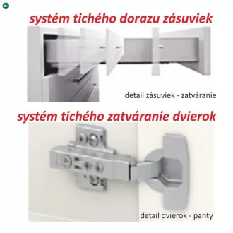 Felsőszekrény két ajtóval, tölgy sonoma, LINE G80