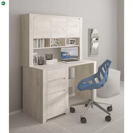 PC asztal typ 80, fehér craft, ANGEL